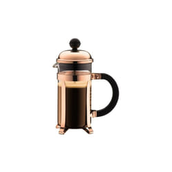 Bodum - 1923-18 chambord cafetière à piston avec 3 tasses verre cuivre 35 cl