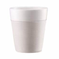 Bodum Bistro, Régler, 0,3 L, Blanc, Porcelaine, Silicone, 2 personne(s), 2 pièce(s)