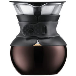 Bodum POUR OVER Cafetière filtre manuelle Noir, Transparent