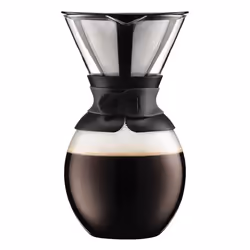 Bodum POUR OVER, Cafetière filtre manuelle, Noir, 149,2 mm, 168,3 mm, 260,4 mm