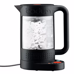 Bodum BISTRO, 1,1 L, 1500 W, Noir, Transparent, Verre, Plastique, Métal, Caoutchouc, Silicone, Acier inoxydable, Thermostat r ...