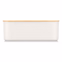 Bodum 11740-913 Boîte à pain Rectangulaire Blanc Bambou, Plastique