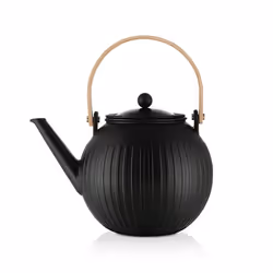 Bodum Douro, Théière simple, Noir, Porcelaine, 210 mm, 177 mm, 171 mm