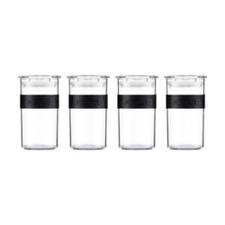 Bodum Presso pot Cylindre Plastique Noir, Transparent