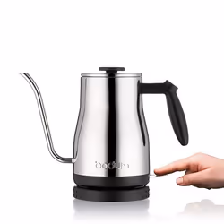 Bodum BISTRO bouilloire 1 L 1200 W Noir, Acier inoxydable