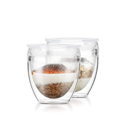 Bodum Pavina To Go Rond Mug 0,25 L Transparent 2 pièce(s)