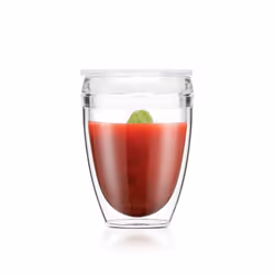 Bodum Pavina To Go Rond Mug 0,35 L Transparent 2 pièce(s)