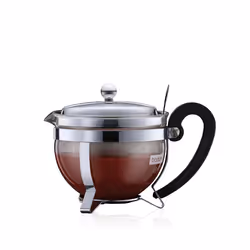 Bodum CHAMBORD, Noir, Acier inoxydable, Transparent, Acier inoxydable, Verre