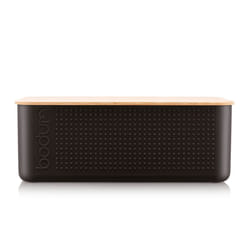 Bodum 11555-451S Boîte à pain Rectangulaire Marron, Naturel Bambou, Plastique