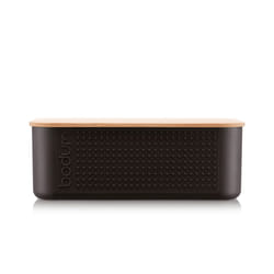 Bodum 11740-451S Boîte à pain Rectangulaire Marron, Naturel Bambou, Plastique
