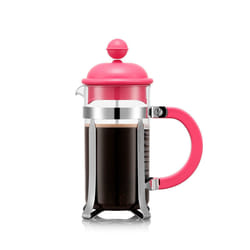 Bodum 1913-539BTR machine à café manuelle Presse française 0,35 L Rose, Transparent