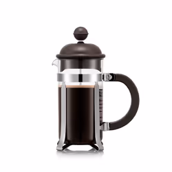 Bodum 1913-451BTR, Presse française, 0,35 L, Marron, Transparent, Plastique, Silicone, Acier inoxydable, 3 tasses, CAFFETTIER ...