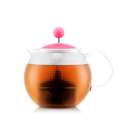Bodum 1823-539B théière Théière simple 1000 ml Rose, Transparent