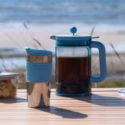 Bodum BEAN SET Presse française 1,5 L Bleu, Transparent - Vue supplémentaire 3