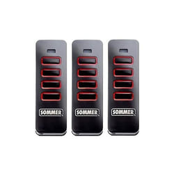 SOMMER - Lot de 3 émetteurs de porte de garage sans fil Pearl 4018 4018V000