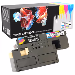 Prestige Cartridge Compatible Dell 1250 Laser Toner Cartridges for Dell Printers 1250c, 1350cnw, 1355cn, 1355cnw, C1760, C176 ...