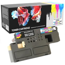 Prestige Cartridge Compatible Dell 1250 Laser Toner Cartridges for Dell Printers 1250c, 1350cnw, 1355cn, 1355cnw, C1760, C1760nw, C1765, C1765nfw - BLACK