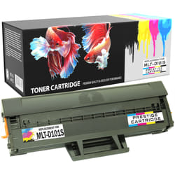 Prestige Cartridge Compatible D101S Laser Toner Cartridges for Samsung ML-2160, ML-2161, ML-2162, ML-2165, ML-2165W, ML-2168, SCX-3400, SCX-3400F, SCX-3405, SCX-3405F, SCX-3405FW, SCX-3405W, SF-760, SF-760P - BLACK