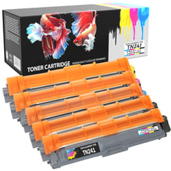 Prestige Cartridge Compatible TN-241-245 Laser Toner Cartridges for Brother DCP-9020CDW, HL-3140CW, HL-3150CDW, HL-3170CDW, MFC-9140CDN, MFC-9330CDW, MFC-9340CDW - ONE SET PLUS ONE BLACK