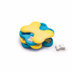 Outward Hound Dog Tornado, Chien, Jouet interactif, Bleu, Jaune, 184,2 mm, 247,7 mm, 78 mm