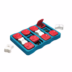 Outward Hound Dog Brick, Chien, Jouet interactif, Bleu, 222,2 mm, 323,9 mm, 44,5 mm