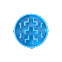 Outward Hound Slo Bowl Mangeoire lente - Bleu