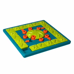 Outward Hound MultiPuzzle, Chien, Jouet interactif, Bleu, 381 mm, 381 mm, 43,2 mm