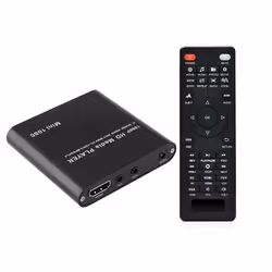 Lecteur multimédia - AGPtek - Mini HD TV - 1080P - HDMI - AV - USB