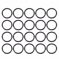 SOURCING MAP Joint Torique 20mm OD 16mm ID 2mm Largeur Métrique Nitrile Caoutchouc Joint Étanchéité 20Pcs
