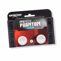 KontrolFreek FPS Freek Phantom, PlayStation 4, Poignée de manette de jeu analogique, Blanc, 1 pièce(s), 125,4 mm, 19,1 mm