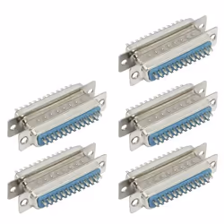 SOURCING MAP Connecteurs Soudé D-SUB DB 25 Broches M-F F-F 5 Paires