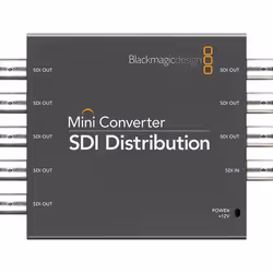 Blackmagic Design Mini Converter, Noir, 2048 x 1080 pixels, 1080i, 1080p, 720p, NTSC, PAL, SDI, 12 - 31 V