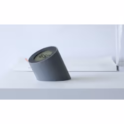 Gingko Design Edge Réveil numérique Gris