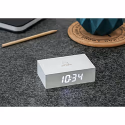 Gingko Design G003W13 réveille-matin Réveil numérique Blanc