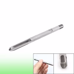 Taraud machine extra long - HSS - M6 - 100mm - 3 flûtes - Argent