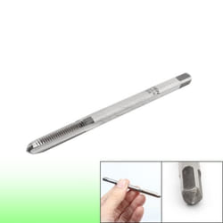 Taraud machine extra long - HSS - M6 - 100mm - 3 flûtes - Argent