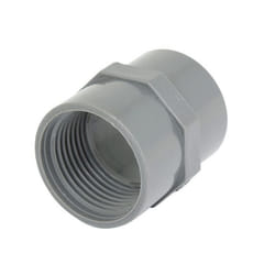 Raccord SOURCING MAP PVC tuyau deau droit filetage femelle 32 mm Connecteur gris
