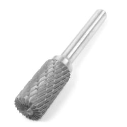 SOURCING MAP Fraise Rotative Lime Mèche de coupe rotative en carbure de tungstène à cylindre à double coupe 12mm x 23mm