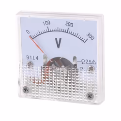 Voltmètre SOURCING MAP 1Pcs AC 300 V 91L4 Voltmètre analogique à face carrée Électricité