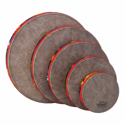 REMO Kids Percussion, Tambour Frame, Multicolore, Acoustique, 35,6 cm, 25 mm, 5 pièce(s)