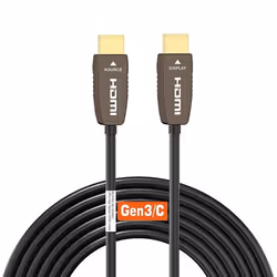 RUIPRO 8K HDMI Ultra Haute Vitesse Dernières 2.1b Certifié Câble Fibre Optique CL2 33 Pieds
