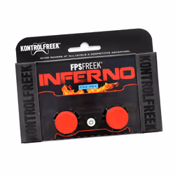 KontrolFreek FPS Freek Inferno, PlayStation 4, Poignée de manette de jeu analogique, Rouge, 1 pièce(s), 125,4 mm, 19,1 mm
