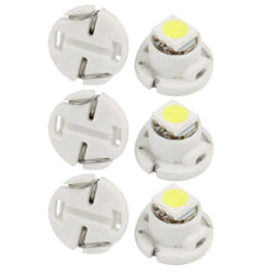 Ampoule Tableau de bord SOURCING MAP LED T4.7 SMD Blanc 5050 Auto Voiture Compteur tableau bord Éclairage Intérieur 6Pcs
