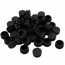 SOURCING MAP 50Pcs Bouchon Pied de Chaise Embout Capuchon Jambe Tube Insert Table Meuble Protection Plastique Ronde 30 mm