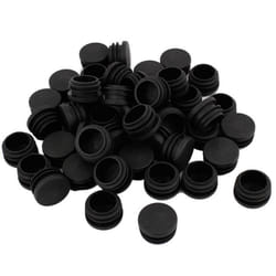 SOURCING MAP 50Pcs Bouchon Pied de Chaise Embout Capuchon Jambe Tube Insert Table Meuble Protection Plastique Ronde 30 mm
