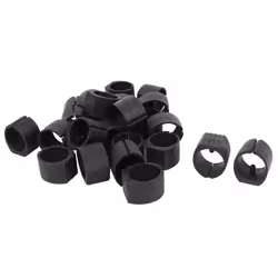 SOURCING MAP 24Pcs Patins pour pieds de chaise Breuer à dents Capuchons Convient au diamètre du tube 26mm