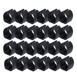 Pied de meuble SOURCING MAP 20mm-22mm Dia Patin Pied Chaise Embout Pied Table Fauteuil Tampon Jambe Meubles Forme U Plastique 24Pcs