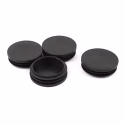SOURCING MAP 4Pcs Bouchon Pied de Chaise Embout Capuchon Jambe Tube Insert Table Meuble Protection plastique rond 50mm Dia Ex ...