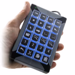 P&I Engineering XK-24 clavier USB Noir, Gris