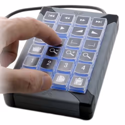 P&I Engineering XK-24 clavier USB Noir, Gris